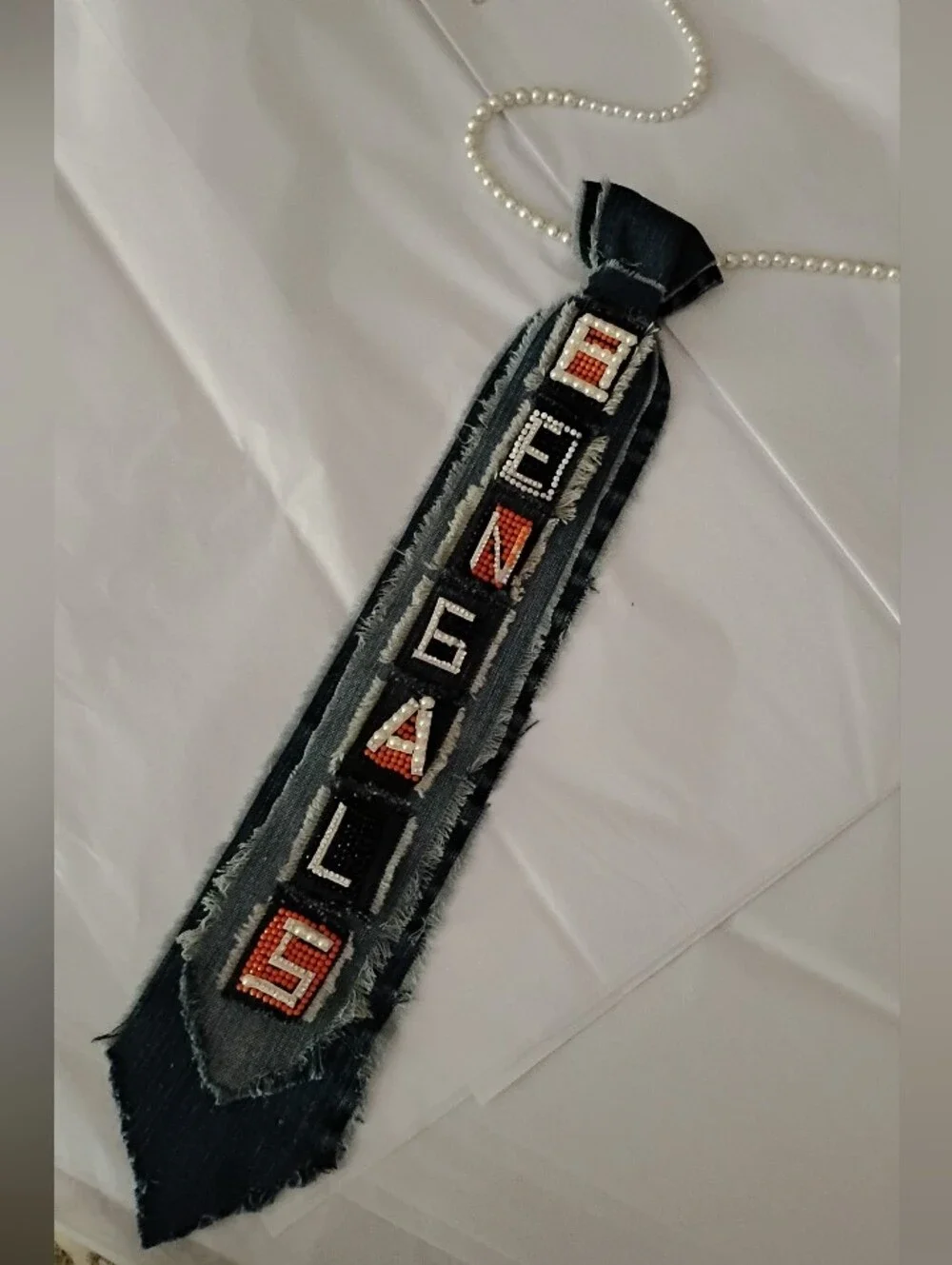 NFL Women's Necktie. Handcrafted. Choose Your Team.